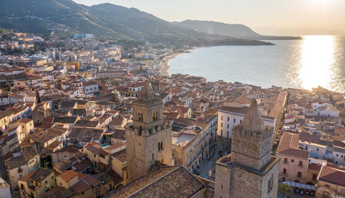 Cefalù dall'alto