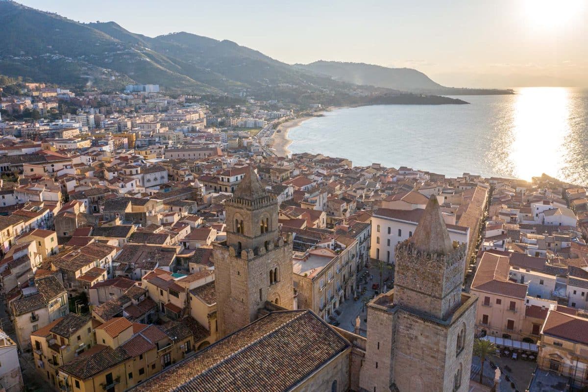 Cefalù dall'alto