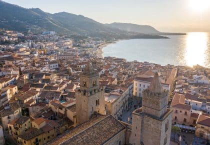 Cefalù dall'alto