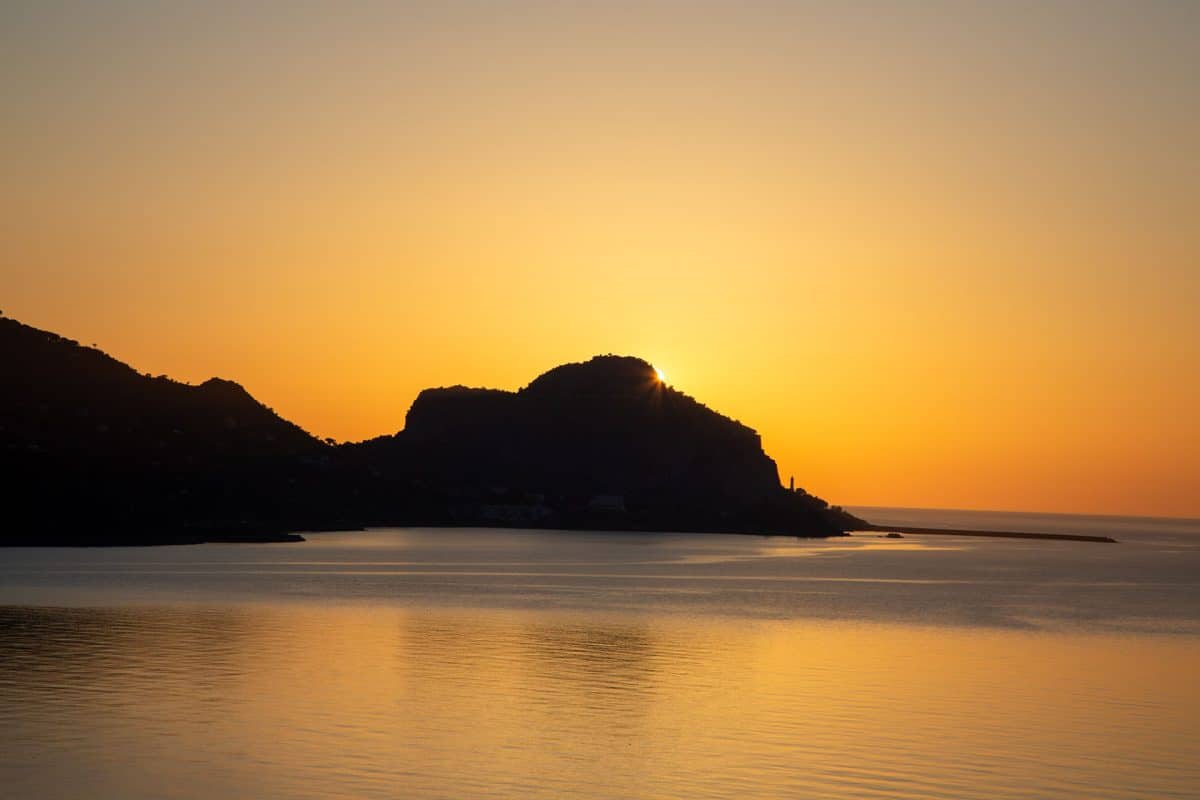 La Rocca di Cefalù al tramonto