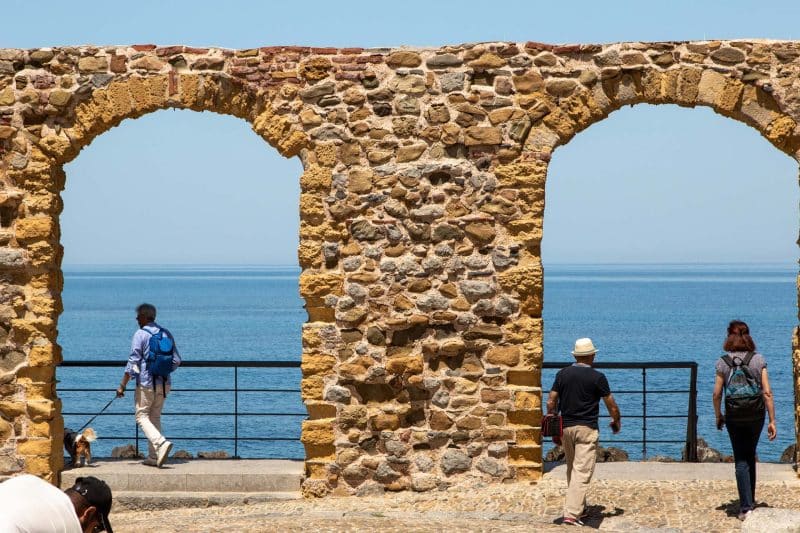 Veduta sul mare da Piazza Marina