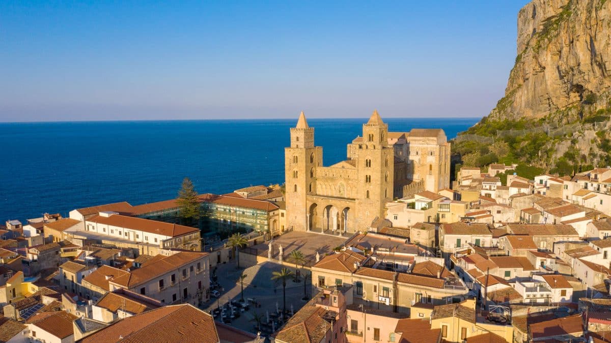 Cefalù dall'alto