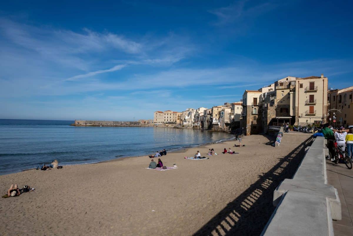 Mare d'inverno a Cefalù