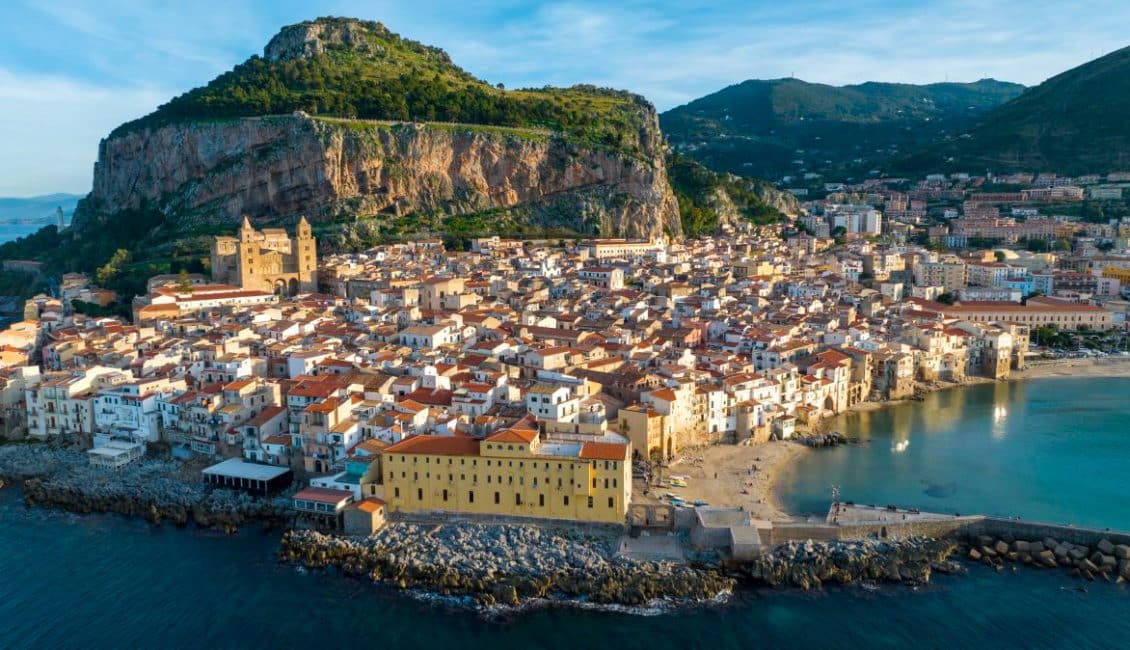 Cefalù dall'alto