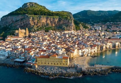 Cefalù dall'alto